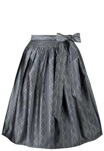 Stockerpoint Corinna Damen Midi Dirndlschürze, Grau, 52-56 Stockerpoint Corinna Damen Midi Dirndlschürze, Grau, 52-56 von Stockerpoint