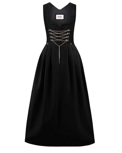 Stockerpoint Damen Amber Dirndl, Schwarz (Schwarz Schwarz), 44 von Stockerpoint