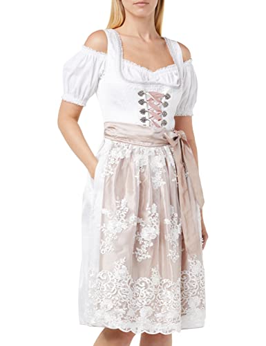 Stockerpoint Damen Aurelie Kleid, weiß, 38 von Stockerpoint
