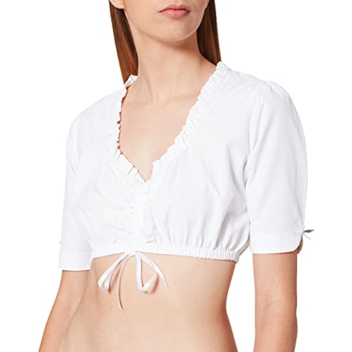 Stockerpoint Damen B-1018 Dirndlbluse, Weiss, 42 von Stockerpoint