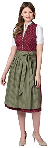 Stockerpoint Damen Bella Dirndl Kleid, Bordeaux, 36 EU von Stockerpoint