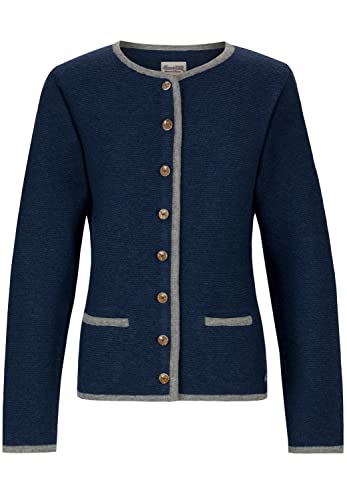 Stockerpoint Damen Caro Jacket Strickjacke, Nachtblau, 44 EU von Stockerpoint