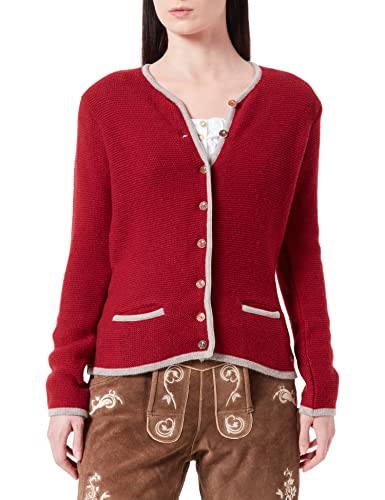 Stockerpoint Damen Caro Strickjacke, Beere, 46 EU von Stockerpoint