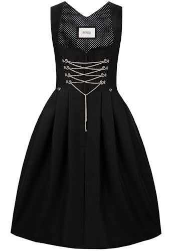 Stockerpoint Damen Dirndl Adele Kleid für besondere Anlässe, schwarz, 34 von Stockerpoint