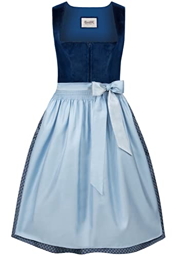 Stockerpoint Damen Dirndl Aida Kleid für besondere Anlässe, blau, 44 von Stockerpoint