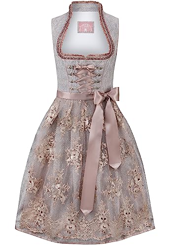 Stockerpoint Damen Dirndl Astrid Kleid für besondere Anlässe, Altrosa, 34 von Stockerpoint