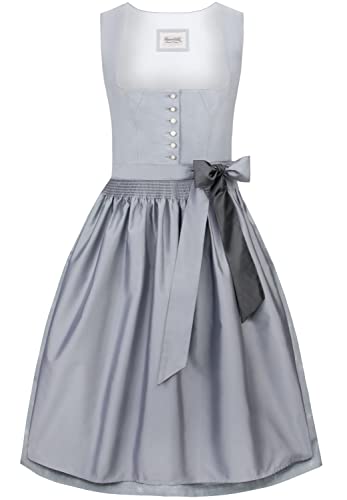 Stockerpoint Damen Dirndl Audrey Kleid für besondere Anlässe, hellgrau, 32 von Stockerpoint