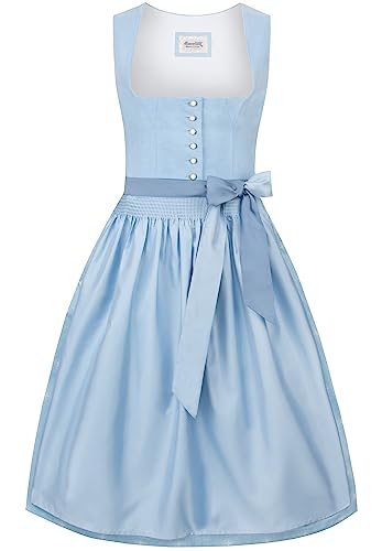 Stockerpoint Damen Dirndl Chantal Kleid für besondere Anlässe, hellblau, 40 von Stockerpoint