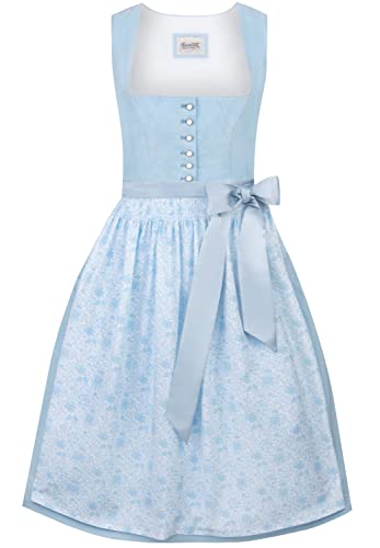 Stockerpoint Damen Dirndl Chloe Kleid für besondere Anlässe, hellblau, 46 von Stockerpoint