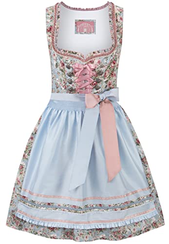 Stockerpoint Damen Dirndl Dara Kleid für besondere Anlässe, Hellblau, 36 von Stockerpoint