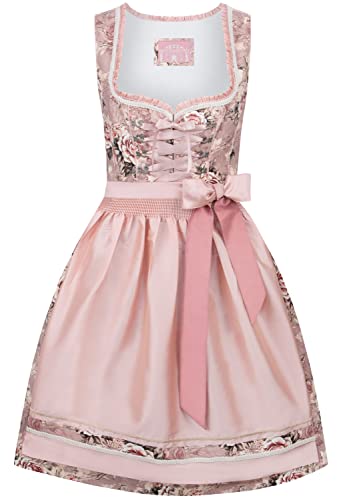 Stockerpoint Damen Dirndl Delphine Kleid für besondere Anlässe, Altrosa, 32 von Stockerpoint