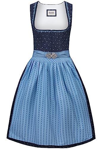 Stockerpoint Damen Dunja Midi Dirndl, blau, 34 Stockerpoint Damen Dunja Midi Dirndl, blau, 34 von Stockerpoint