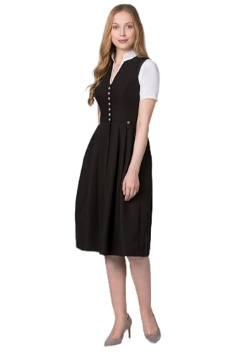 Stockerpoint Damen Dirndl ELSA Kleid für besondere Anlässe, Schwarz, 54 von Stockerpoint