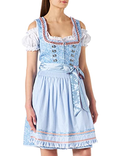 Stockerpoint Damen Dirndl ESMA Kleid für besondere Anlässe, hellblau, 34 von Stockerpoint