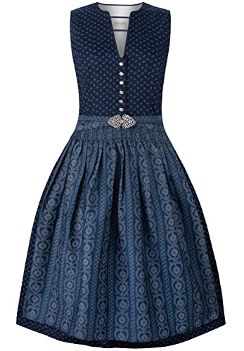 Stockerpoint Damen Dirndl Ellie Kleid für besondere Anlässe, dunkelblau, 40 von Stockerpoint