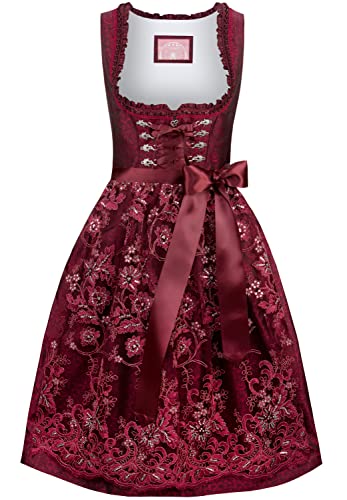 Stockerpoint Damen Dirndl Eva Kleid für besondere Anlässe, rot, 36 von Stockerpoint