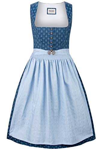 Stockerpoint Damen Dirndl Fanny Kleid für besondere Anlässe, dunkelblau, 40 von Stockerpoint