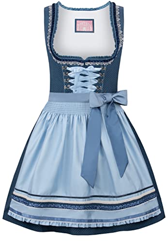 Stockerpoint Damen Dirndl Harper Kleid für besondere Anlässe, blau, 34 von Stockerpoint