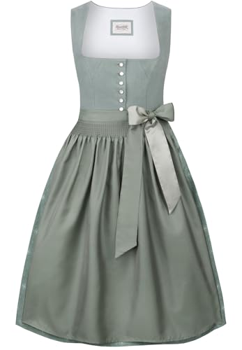 Stockerpoint Damen Dirndl Helene Kleid für besondere Anlässe, Salbei, 40 von Stockerpoint