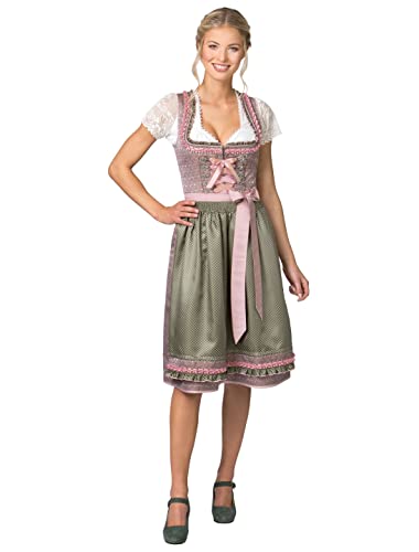 Stockerpoint Damen Dirndl Julia, rose-grün, Gr. 36 von Stockerpoint