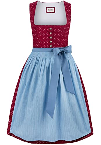 Stockerpoint Damen Dirndl Julina Kleid, Bordeaux, Standard von Stockerpoint