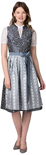 Stockerpoint Damen Dirndl Kalea Kleid, Blau, 42 EU von Stockerpoint