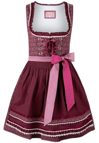 Stockerpoint Damen Dirndl Kim Kleid für besondere Anlässe, Bordeaux, 30 von Stockerpoint