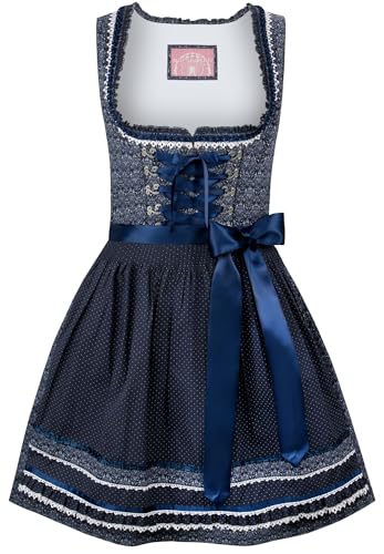 Stockerpoint Damen Dirndl Kim Kleid für besondere Anlässe, dunkelblau, 36 von Stockerpoint