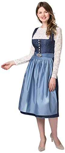 Stockerpoint Damen Dirndl Leonora Kleid, Blau, 38 EU von Stockerpoint