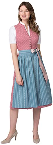 Stockerpoint Damen Dirndl Luciana Kleid, Koralle, 34 EU von Stockerpoint