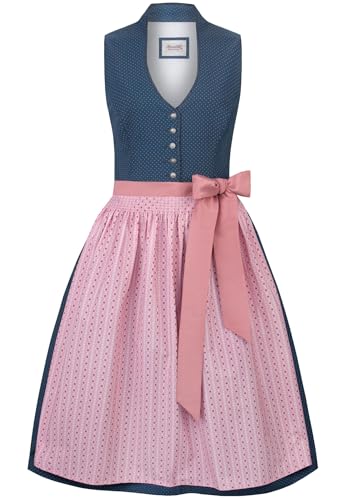Stockerpoint Damen Dirndl Marina Kleid für besondere Anlässe, blau, 48 von Stockerpoint