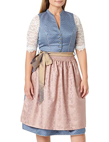 Stockerpoint Damen Dirndl Melinda Kleid für besondere Anlässe, blau-Taupe, 32 von Stockerpoint