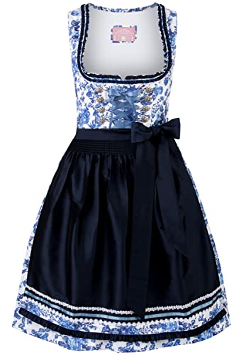 Stockerpoint Damen Dirndl Nikola Kleid für besondere Anlässe, blau, 34 von Stockerpoint