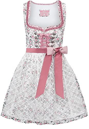 Stockerpoint Damen Dirndl Raja Kleid für besondere Anlässe, rosa, 34 von Stockerpoint