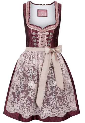 Stockerpoint Damen Rosalinde Mini Dirndl, Bordeaux, 40 Stockerpoint Damen Rosalinde Mini Dirndl, Bordeaux, 40 von Stockerpoint