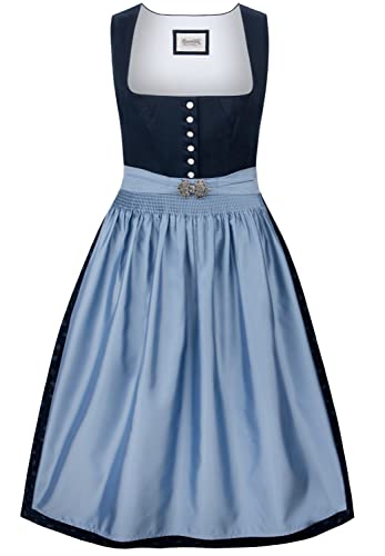 Stockerpoint Damen Dirndl Sieglinde Kleid für besondere Anlässe, Nachtblau, 36 von Stockerpoint