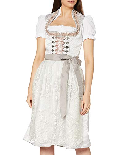 Stockerpoint Damen Dirndl Xenia Kleid für besondere Anlässe, Creme, 30 von Stockerpoint