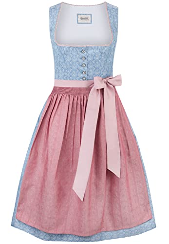 Stockerpoint Damen Dirndl Zora Kleid, Hellblau, 42 EU von Stockerpoint