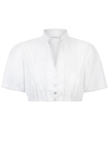 Stockerpoint Damen Ariana Dirndlbluse, Weiss, 44 von Stockerpoint