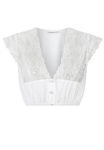 Stockerpoint Damen Aveline Dirndlbluse, Weiss, 36 Stockerpoint Damen Aveline Dirndlbluse, Weiss, 36 von Stockerpoint