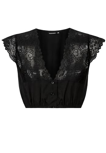 Stockerpoint Damen Aveline Dirndlbluse, schwarz, 40 Stockerpoint Damen Aveline Dirndlbluse, schwarz, 40 von Stockerpoint
