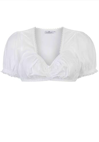 Stockerpoint Damen Dirndlbluse Leana Bluse, Weiß, 52 EU von Stockerpoint