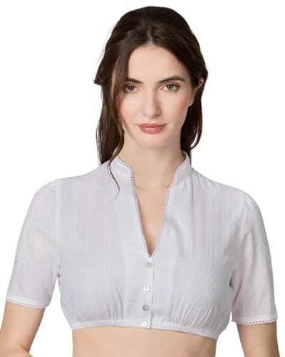 Stockerpoint Damen Tabea Dirndlbluse, Weiss, 42 von Stockerpoint