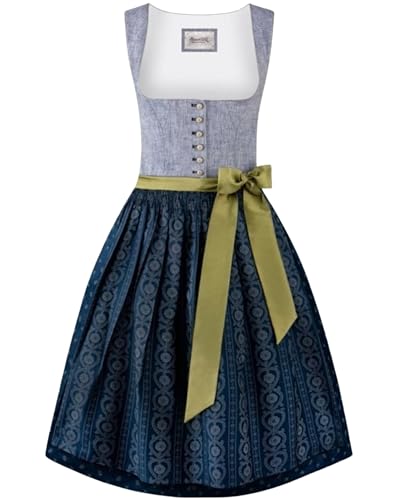 Stockerpoint Damen Eleen Midi Dirndl, dunkelblau, 38 von Stockerpoint