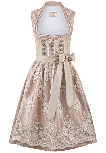 Stockerpoint Damen Gabrielle Midi Midi Dirndl, Creme, 38 von Stockerpoint