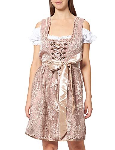 Stockerpoint Damen Noelia Mini Dirndl, Altrosa, 38 von Stockerpoint