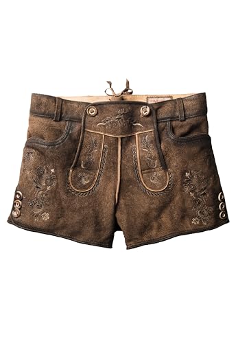 Stockerpoint Damen Rosy Trachtenlederhose, Stein geäscht, 42 von Stockerpoint