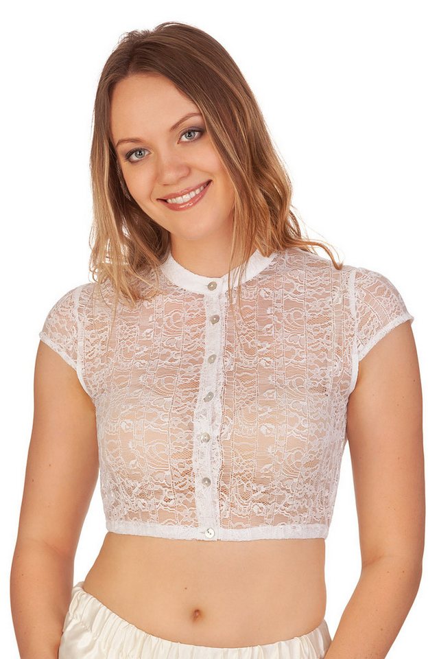 Stockerpoint Dirndlbluse Dirndlbluse - B9010 - weiß von Stockerpoint