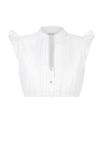 Stockerpoint Damen Satine Dirndlbluse, Weiß, 36 EU von Stockerpoint