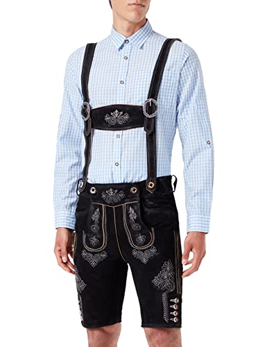 Stockerpoint Herren Beppo4 Hose, schwarz gespeckt, 48 von Stockerpoint